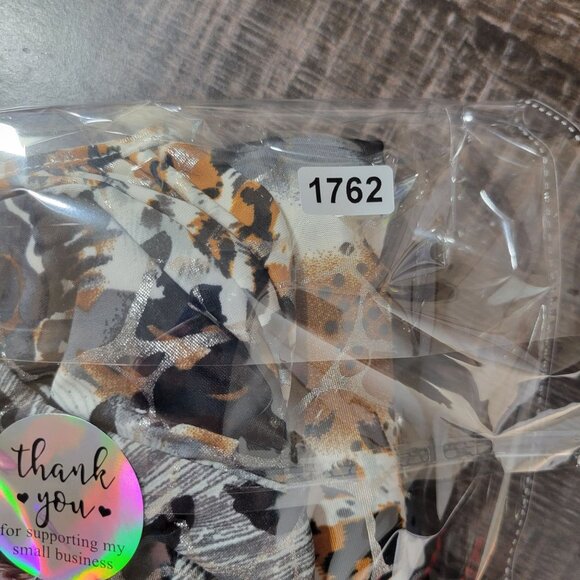 Rebecca Malone Womens 2X Animal Print Stretch Long Sleeve Top Plus Size Vibe - Picture 9 of 9